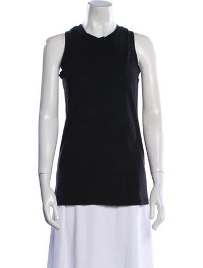 Pre-owned Labo.art Crew Neck Sleeveless Top In Black