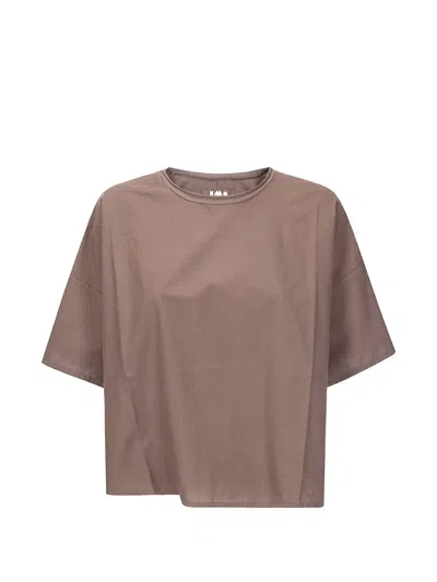 Labo.art Crew-neck T-shirt In Brown