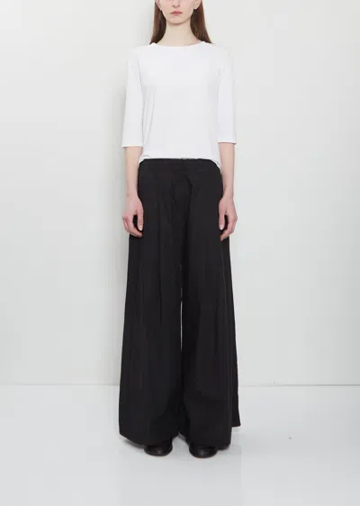 Labo.art Dalla Cotton Clara Trouser In Black
