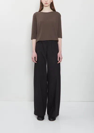 Labo.art Diana Cotton Clara Trouser In Brown