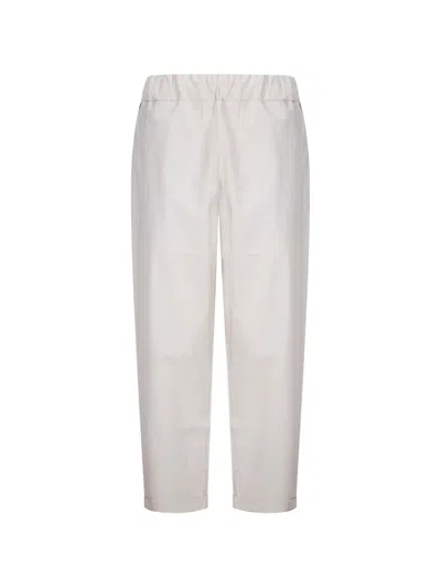 Labo.art Elasticated-waist Pockets Trousers In Neutral