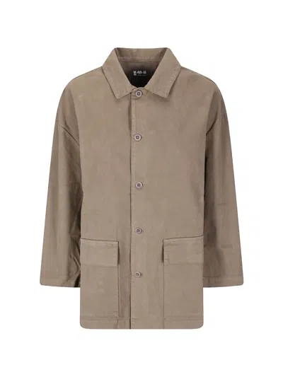 Labo.art Giulia Star Button-up Jacket In Brown
