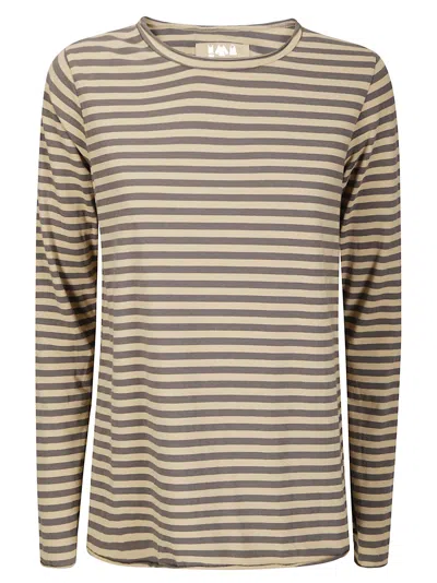 Labo.art Jeppe Sweater - Striped Even In Brown