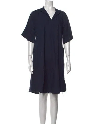 Pre-owned Labo.art Knee-length Dress In Blue