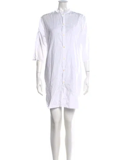 Pre-owned Labo.art Knee-length Dress In White