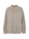 Labo.art Ines Flap-pocket Jacket In Brown