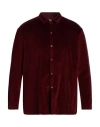 Labo.art Labo. Art Man Shirt Burgundy Size 2 Cotton In Red