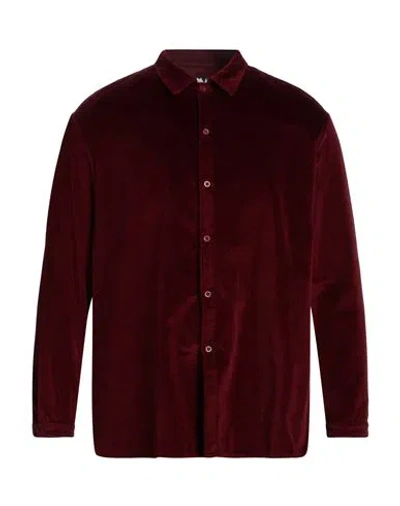 Labo.art Labo. Art Man Shirt Burgundy Size 2 Cotton In Red