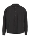 Labo.art Labo. Art Man Shirt Charcoal Size 0 Cotton, Nylon, Elastane In Grey