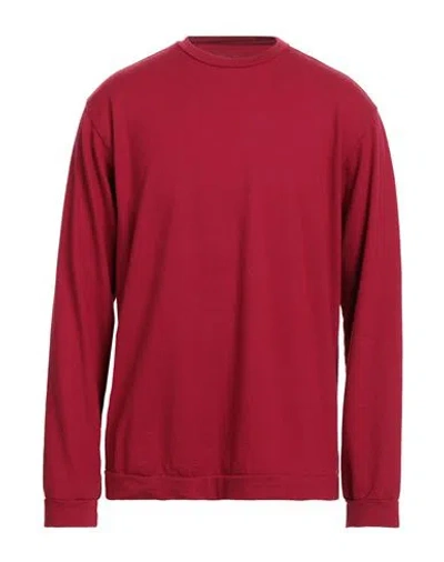 Labo.art Labo. Art Man Sweater Brick Size 2 Wool, Elastane In Red
