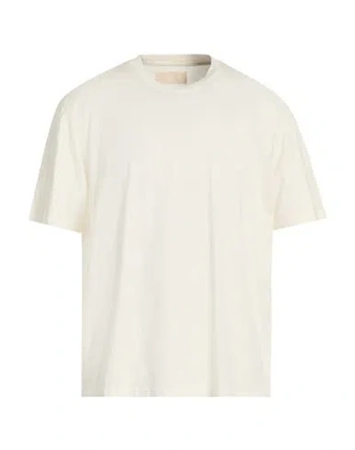 Labo.art Labo. Art Man T-shirt Cream Size 1 Cotton In White
