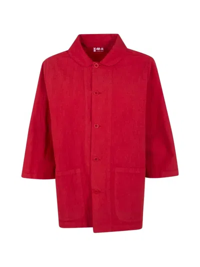 LABO.ART LABO. ART "OLIVIA" PULLA COTTON JACKET,OLIVIA.PULLA 014 TANGO