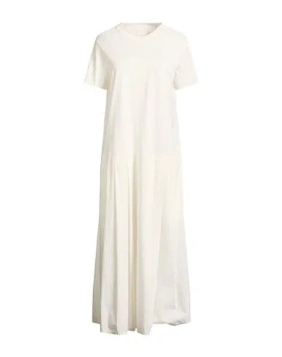 Labo.art Labo. Art Woman Midi Dress Ivory Size 0 Cotton In White