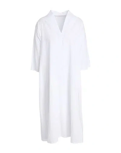 Labo.art Labo. Art Woman Midi Dress White Size 1 Cotton