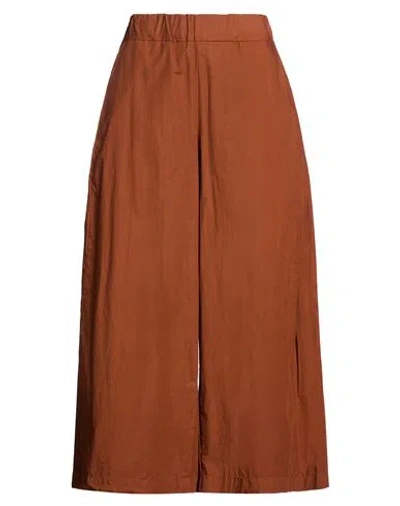 Labo.art Labo. Art Woman Pants Brown Size 2 Cotton