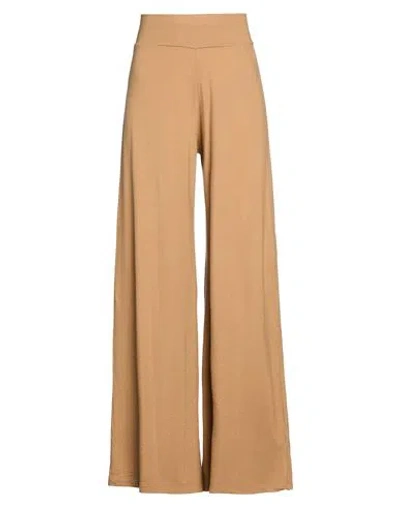Labo.art Labo. Art Woman Pants Camel Size 00 Cotton, Elastane In Nude