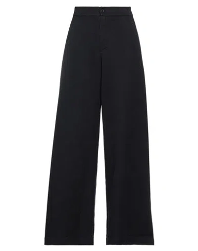 Labo.art Labo. Art Woman Pants Black Size 2 Cotton In Blue