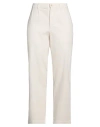 Labo.art Labo. Art Woman Pants Off White Size 2 Cotton, Elastane In Off White