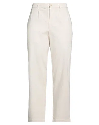 Labo.art Labo. Art Woman Pants Off White Size 2 Cotton, Elastane