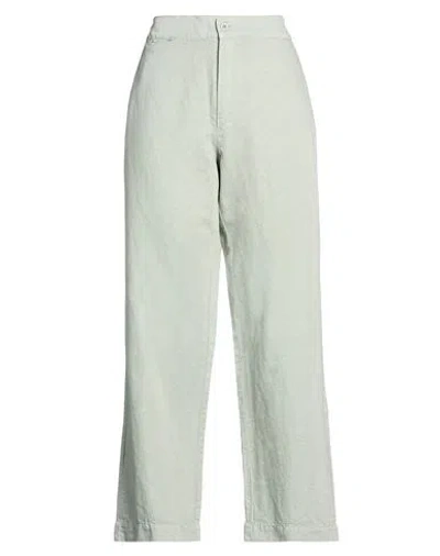 Labo.art Labo. Art Woman Pants Sage Green Size 3 Linen, Cotton