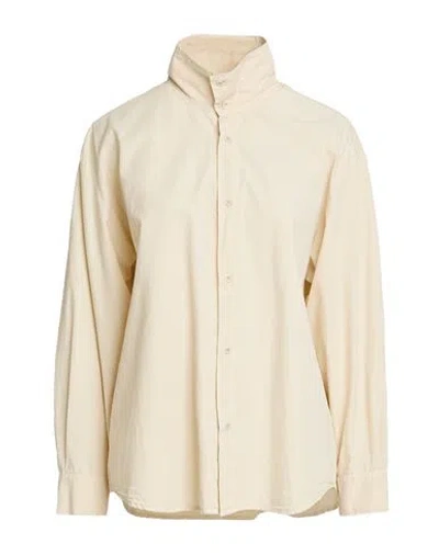 Labo.art Labo. Art Woman Shirt Beige Size 2 Cotton In Multi