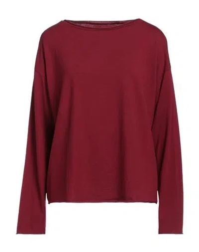 Labo.art Labo. Art Woman Sweater Burgundy Size 3 Wool, Elastane In Red