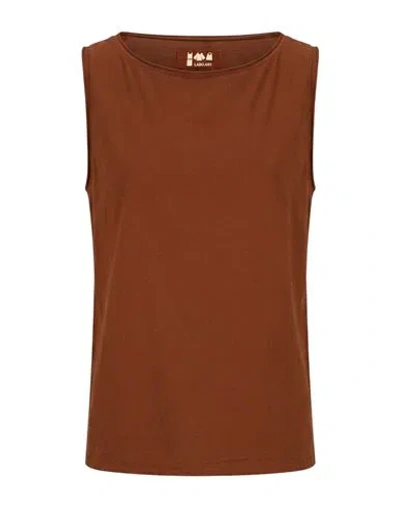 Labo.art Labo. Art Woman Top Light Brown Size 1 Cotton In Red