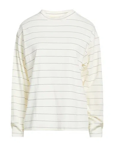 Labo.art Labo. Art Woman T-shirt Ivory Size 2 Cotton, Elastane In White