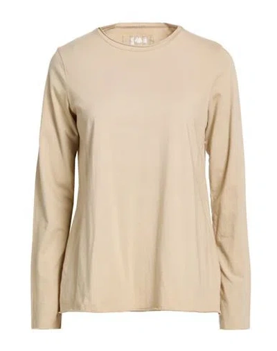 Labo.art Labo. Art Woman T-shirt Sand Size 2 Cotton, Elastane In Brown