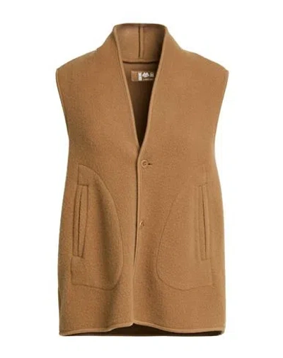 Labo.art Labo. Art Woman Vest Light Brown Size 00 Wool