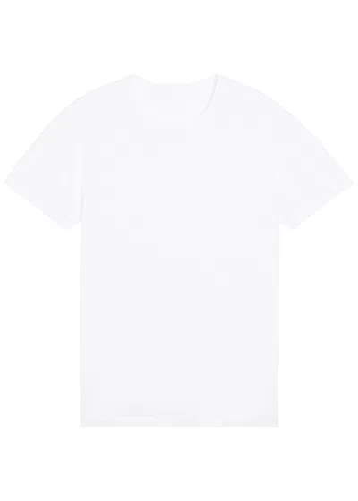 Labo.art Linen-blend T-shirt In White