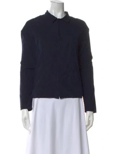 Pre-owned Labo.art Long Sleeve Button-up Top In Blue