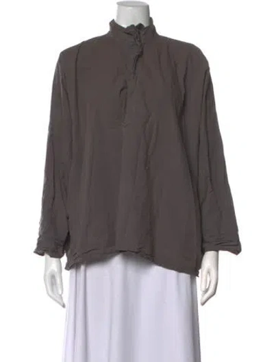 Pre-owned Labo.art Long Sleeve Top In Grey