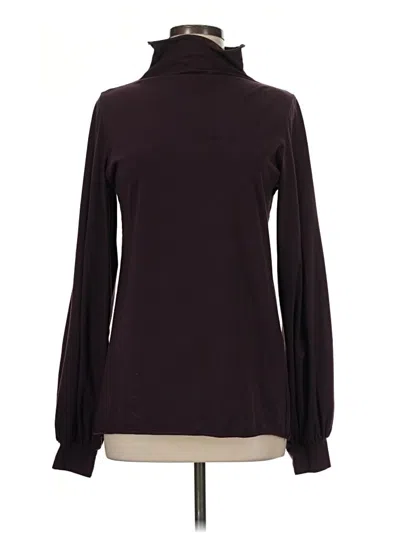 Pre-owned Labo.art Long Sleeve Turtleneck In Burgundy