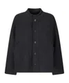 Labo.art Long-sleeve Button-up Jacket In Blue