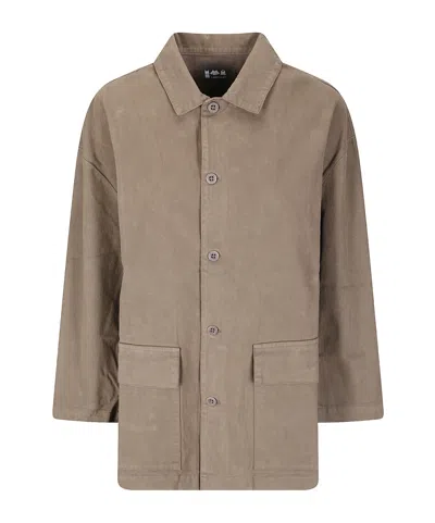 Labo.art Long-sleeve Casual Jacket In Brown