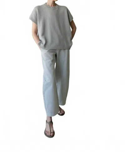 Labo.art Maglia Polipo Top In Greige In Grey