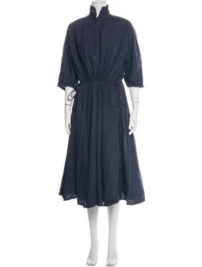 Pre-owned Labo.art Midi Length Dress In Blue