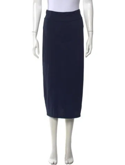 Pre-owned Labo.art Midi Length Skirt In Blue
