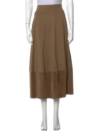 Pre-owned Labo.art Midi Length Skirt In Brown
