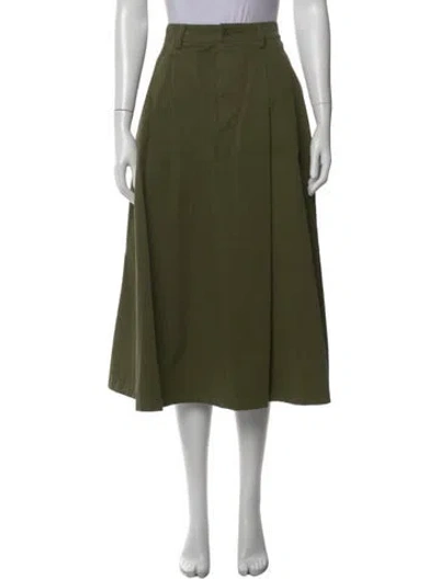 Pre-owned Labo.art Midi Length Skirt In Green
