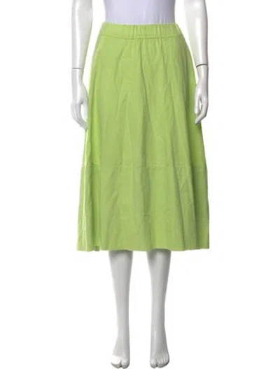 Pre-owned Labo.art Midi Length Skirt In Green