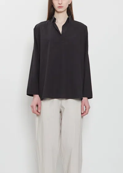 Labo.art Mira Cotton Sushi Blouse In Black