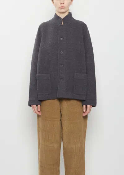 Labo.art Mirto Feltro Wool Jacket In Ferro