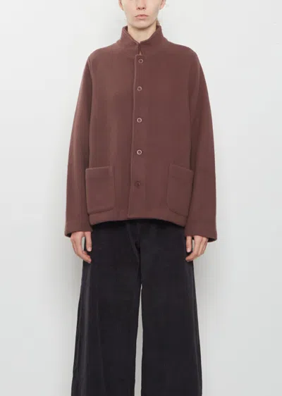 Labo.art Mirto Feltro Wool Jacket In Sasso