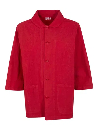 Labo.art Olivia Pulla Cotton Jacket In Red