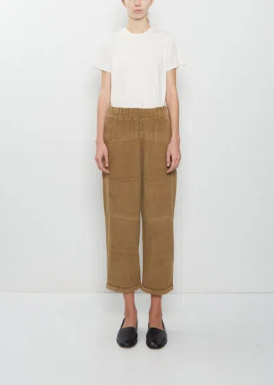 Labo.art Paride Velluto Cotton Pant In Fennec
