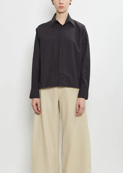 Labo.art Picco Cotton Shirt In Black