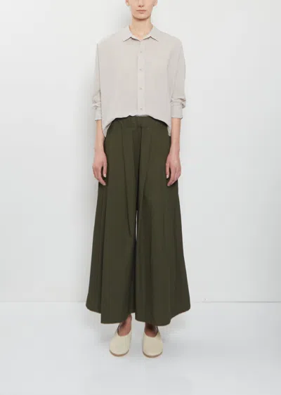 Labo.art Rombo Cotton Clara Pant In Green