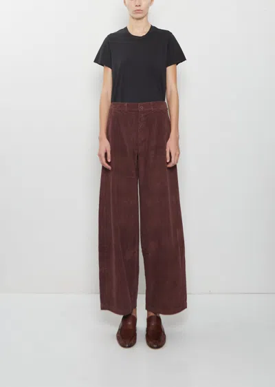 Labo.art Sbam Velluto Cotton Pant In Sasso